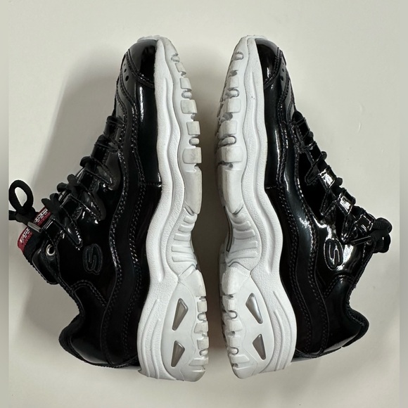 6.5M Skechers Energy Thriller Knight Black Chunky Sneakers w/Box - Picture 8 of 10